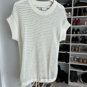 Varley Cream Knit Sweater